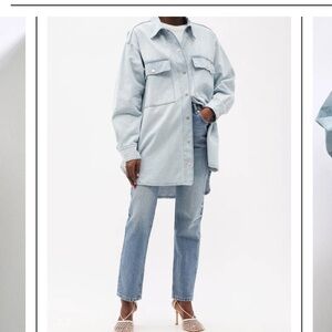 RAEY Oversized Denim Shirt